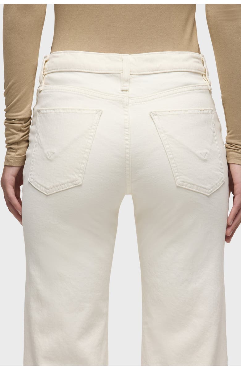 Hudson Jeans Rosie Wide Leg Ankle, Alternate, color, Ecru