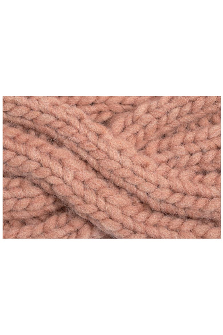 Chunky Hand Knit Headband, Alternate, color, CUBAN SAND
