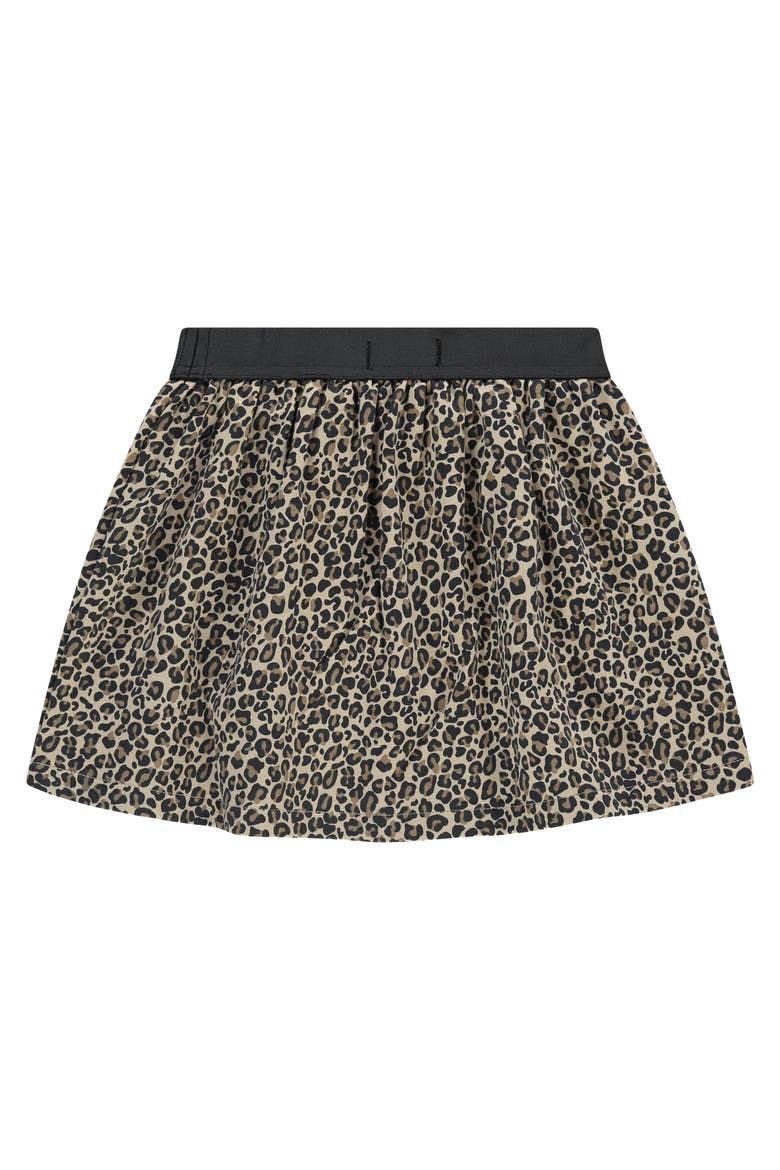 Leopard Print Skirt, Alternate, color, Beige