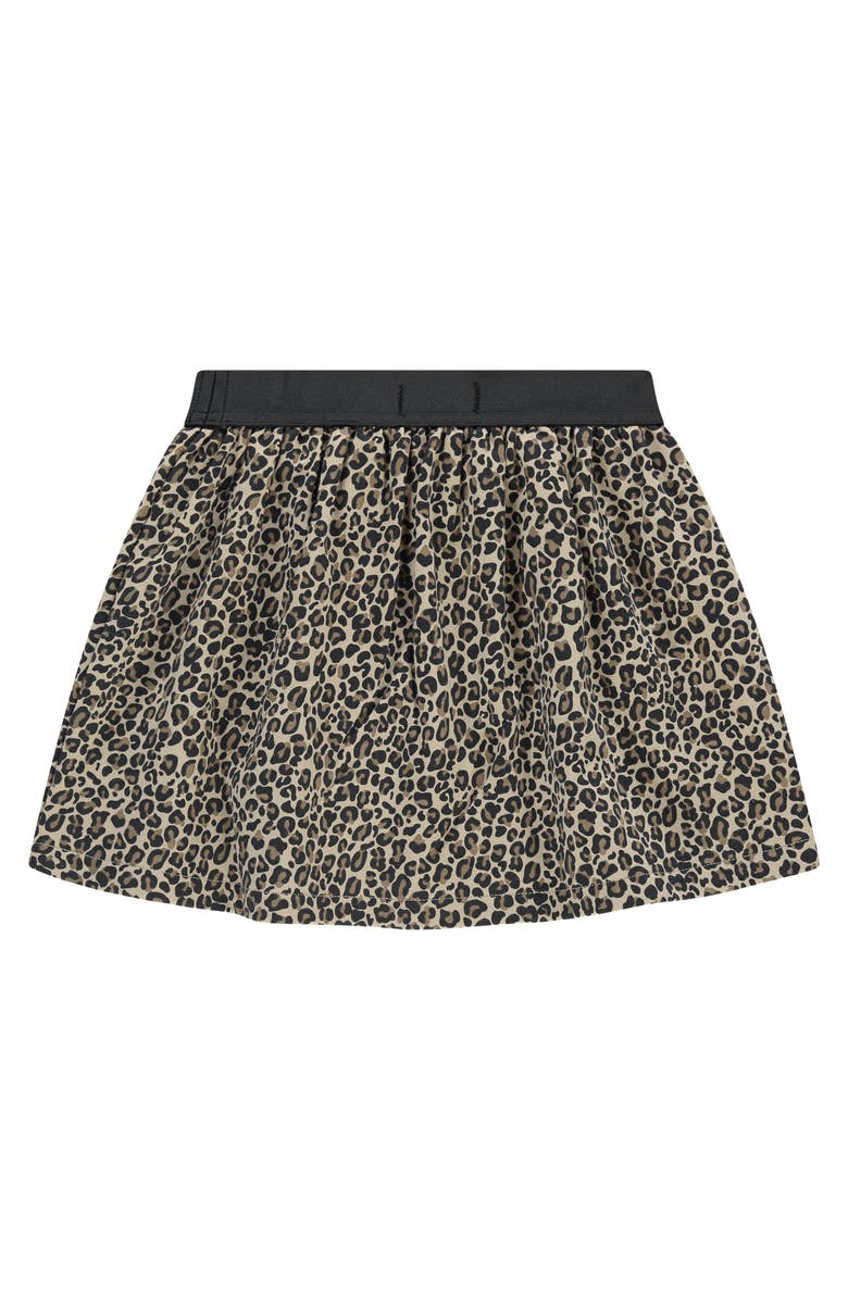 Stains and Stories by Babyface Leopard Print Skirt, Alternate, color, Beige