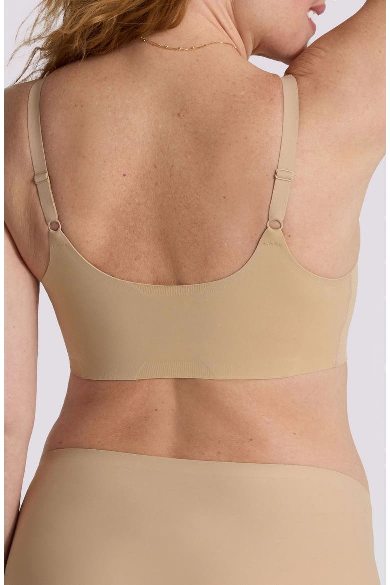 Structured Scoop Shaper Bra, Alternate, color, SAND