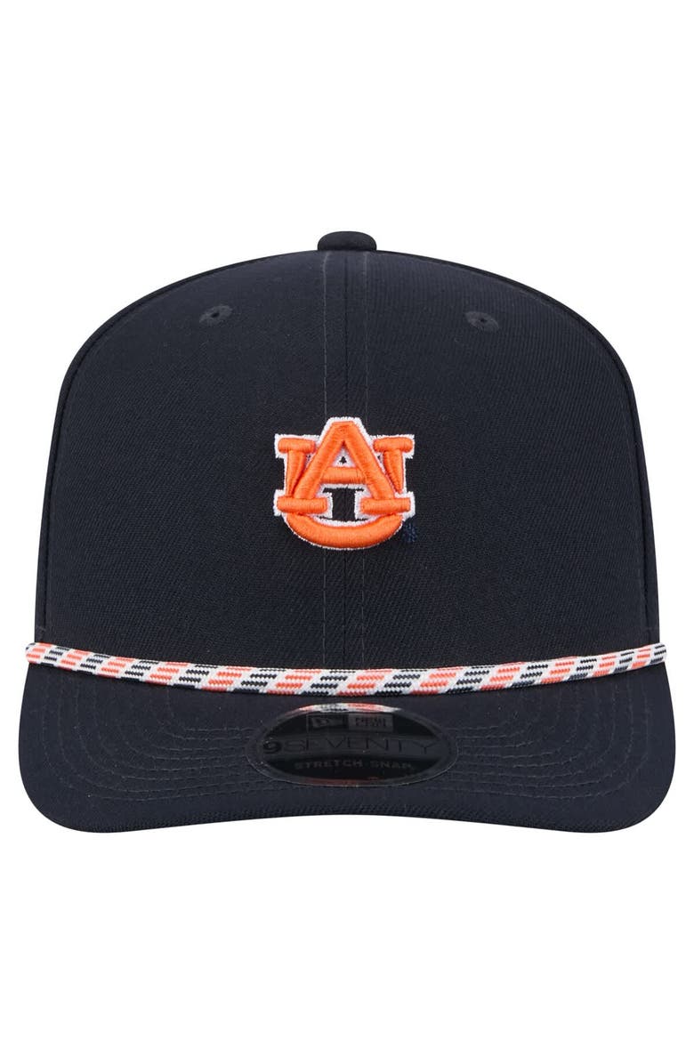 New Era Men's New Era Navy Auburn Tigers Game Day Multi-Rope 9SEVENTY Stretch-Snap Hat, Alternate, color, Navy
