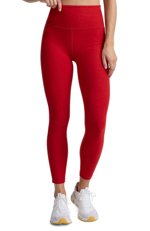 Space Dye High Waist Midi Leggings