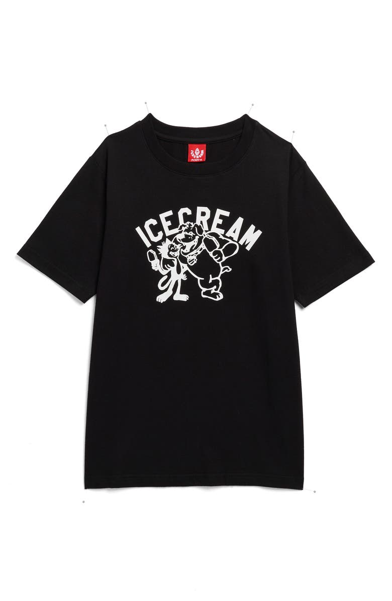 ICECREAM Kids' Best Buds Cotton Graphic T-Shirt, Main, color, Black