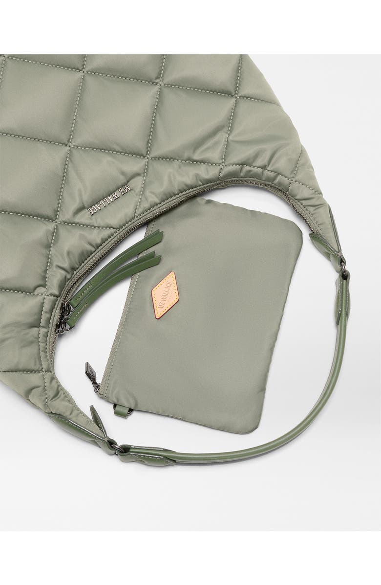MZ Wallace Madison Quilted Nylon Shoulder Bag, Alternate, color,