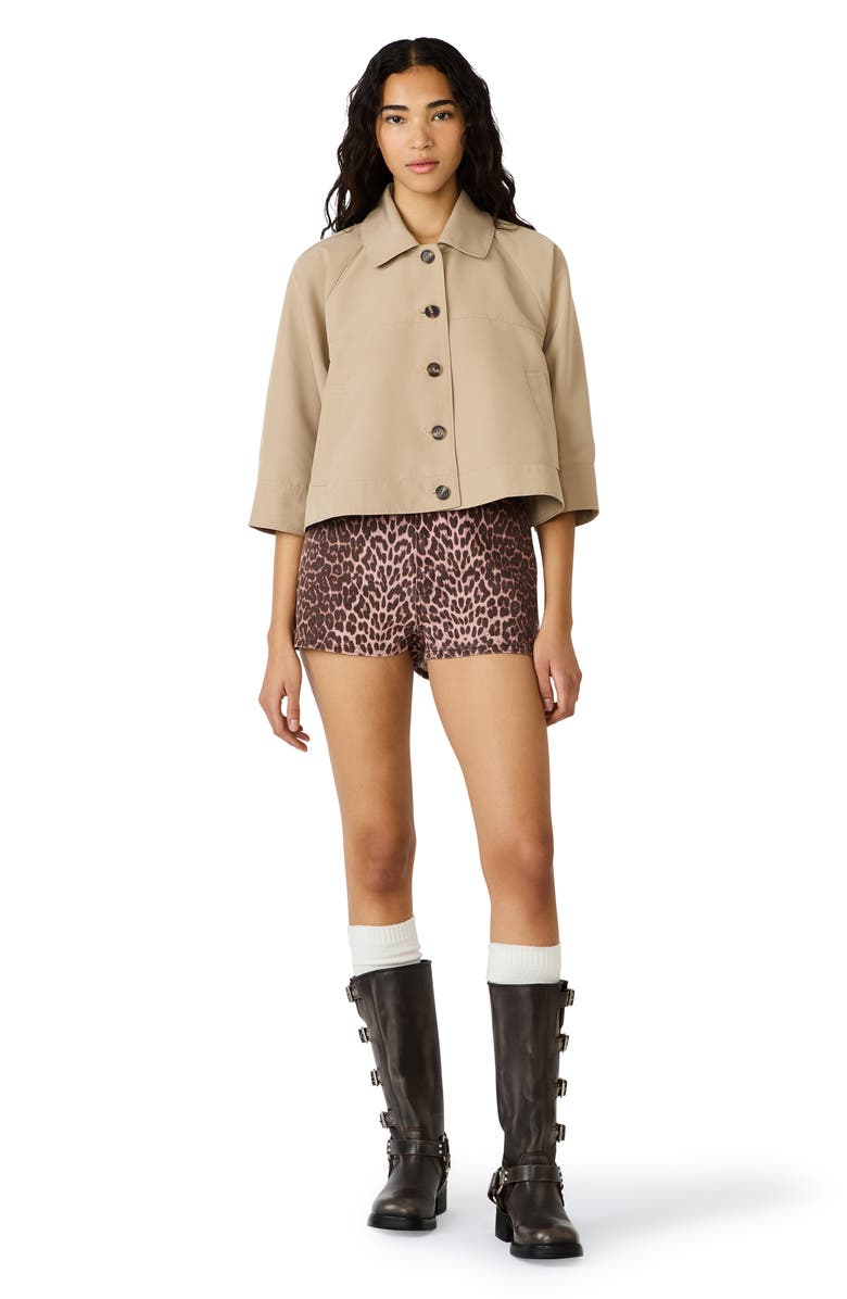 Steve Madden Cait High Waist Shorts, Alternate, color, Hot Spots Print