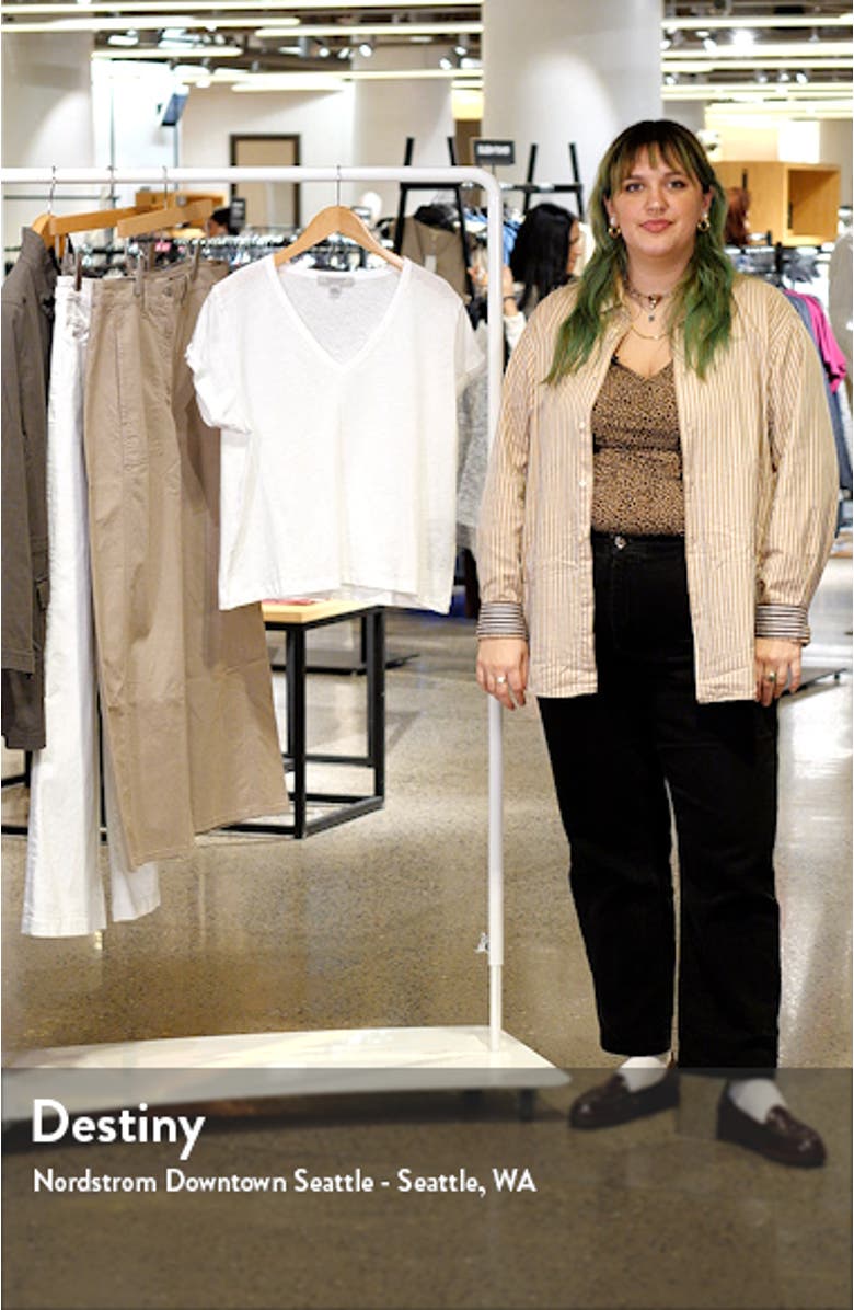 Anna V-Neck Cotton T-Shirt, sales video thumbnail