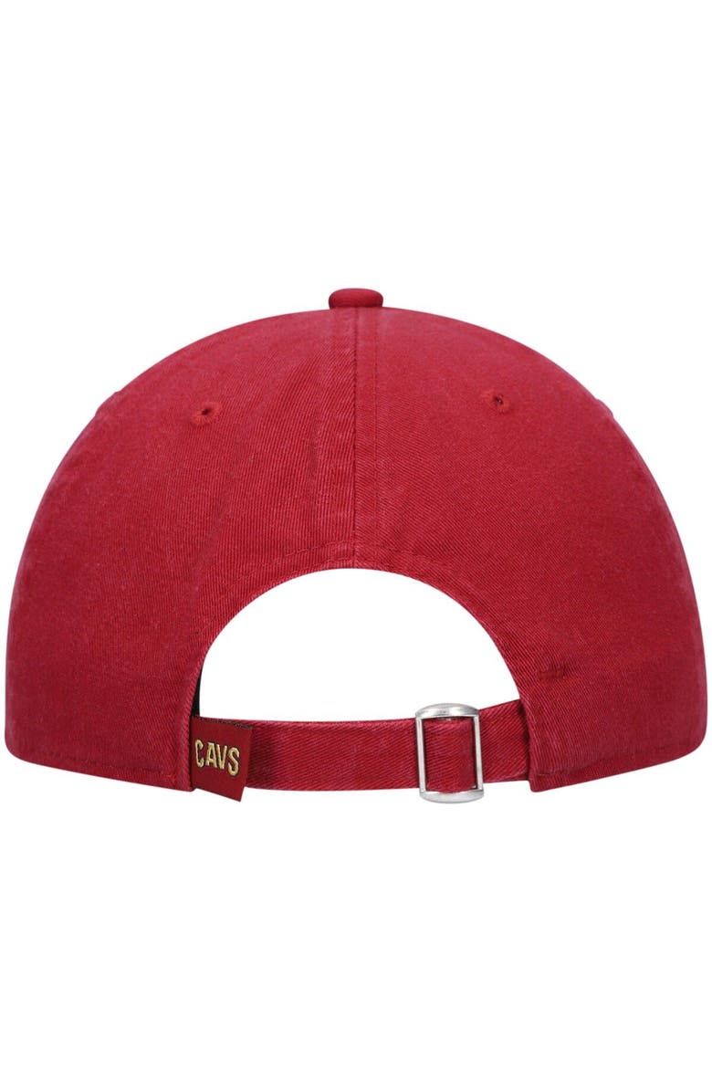 New Era Men's New Era Wine Cleveland Cavaliers Official Logo 9TWENTY Team Color Adjustable Hat, Alternate, color, 