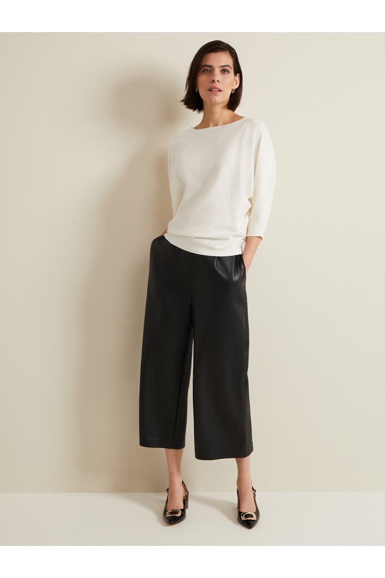 Cristine Slash Neck Knit Jumper, Alternate, color, Ivory