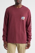 vineyard vines Football Turkey Long Sleeve Cotton Graphic T-Shirt