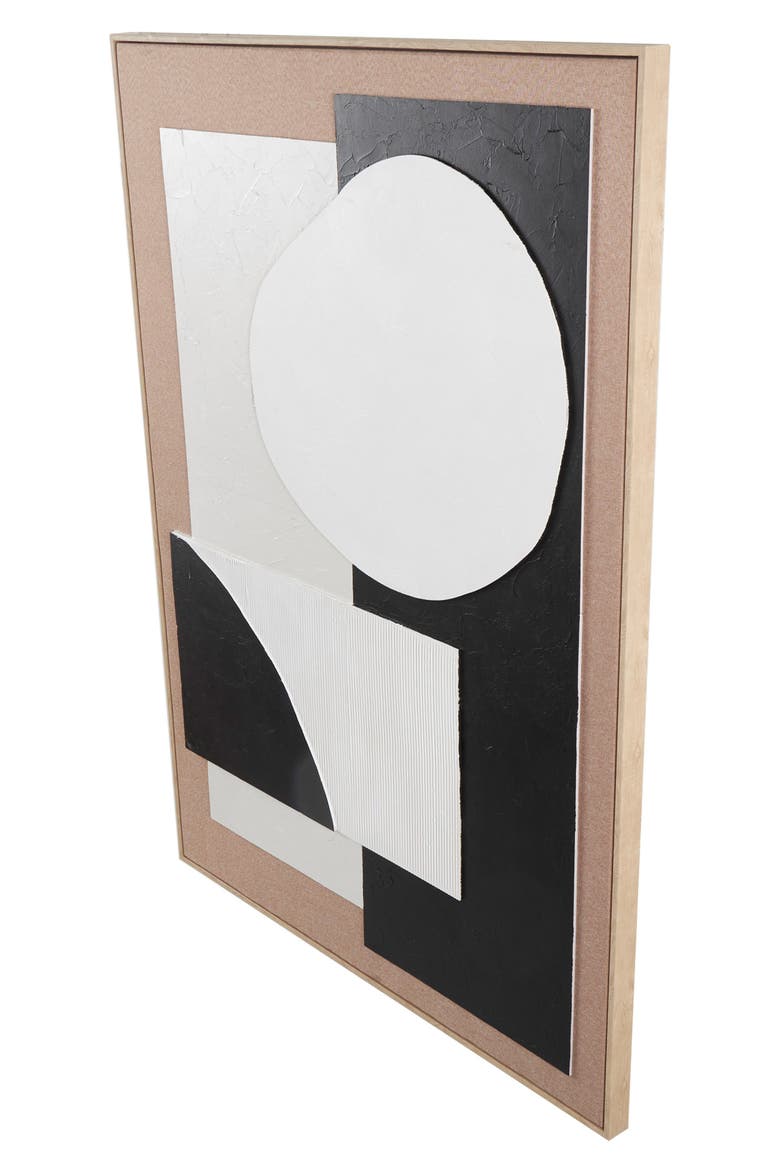Abstract Framed Wall Art, Alternate, color, BROWN