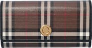 Burberry Check Continental Wallet