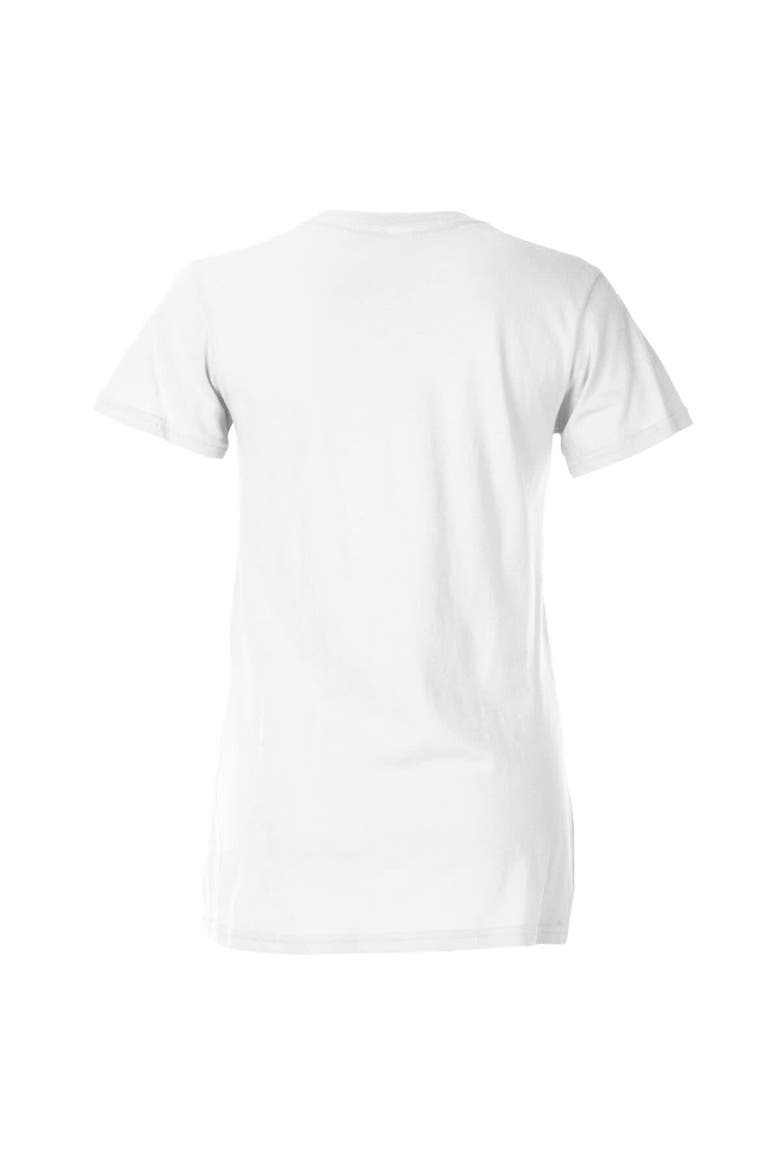 Women's White Dallas Cowboys Thunderstruck Foil T-Shirt, Alternate, color, White