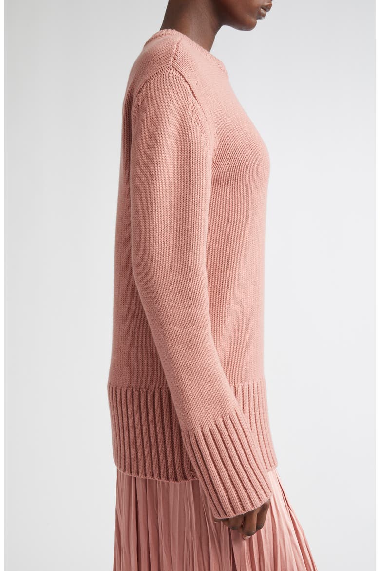 Oversize Cashmere Tunic Sweater, Alternate, color, ROSETTE