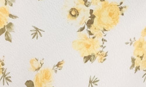 Blu Pepper Floral Maxi Dress In Yellow Multi