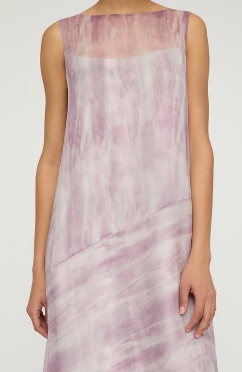 Lafayette 148 High-low Handkerchief Silk Crepon Maxi Dress