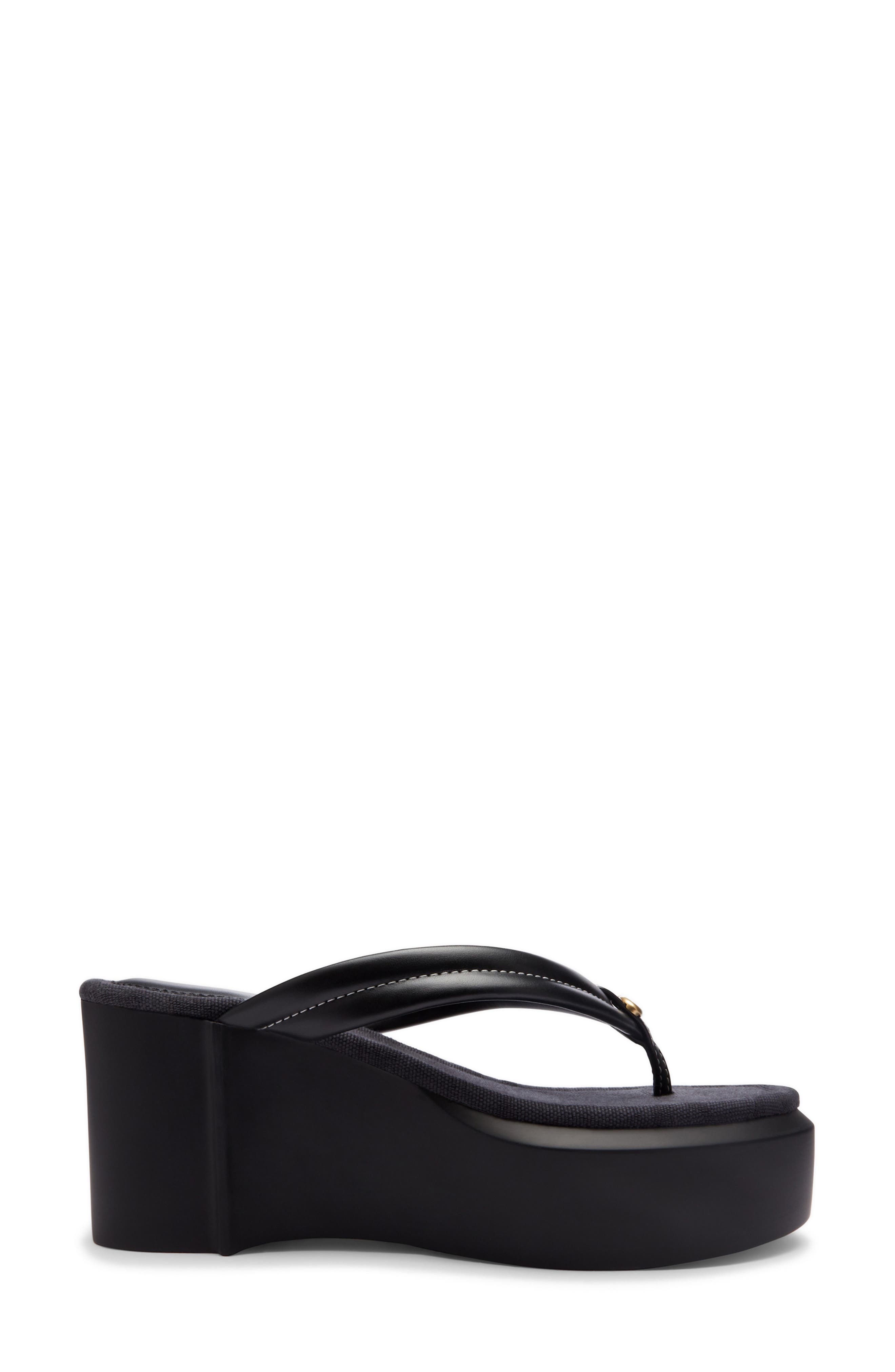 COACH Franki Platform Wedge Flip Flop, Alternate, color, 