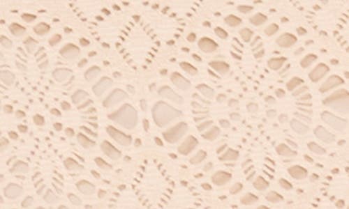 Shop Vince Camuto Lace Midi Skirt In Almond