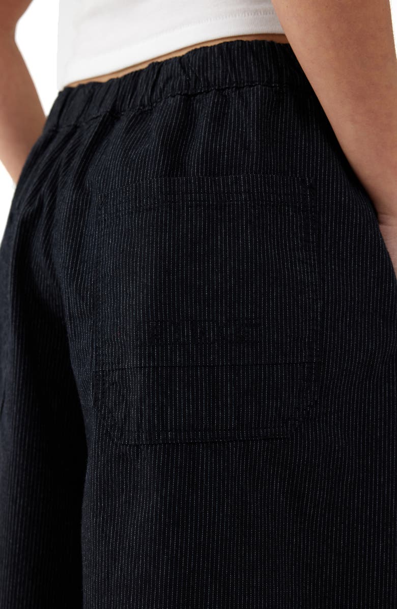BDG Urban Outfitters Carter Pinstripe Pull-On Low Rise Baggy Pants, Alternate, color, 