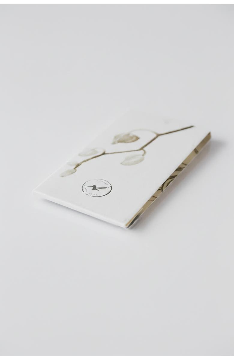 Aerangis Collectible Hand-illustrated Long Stem Matchbooks, Alternate, color, White