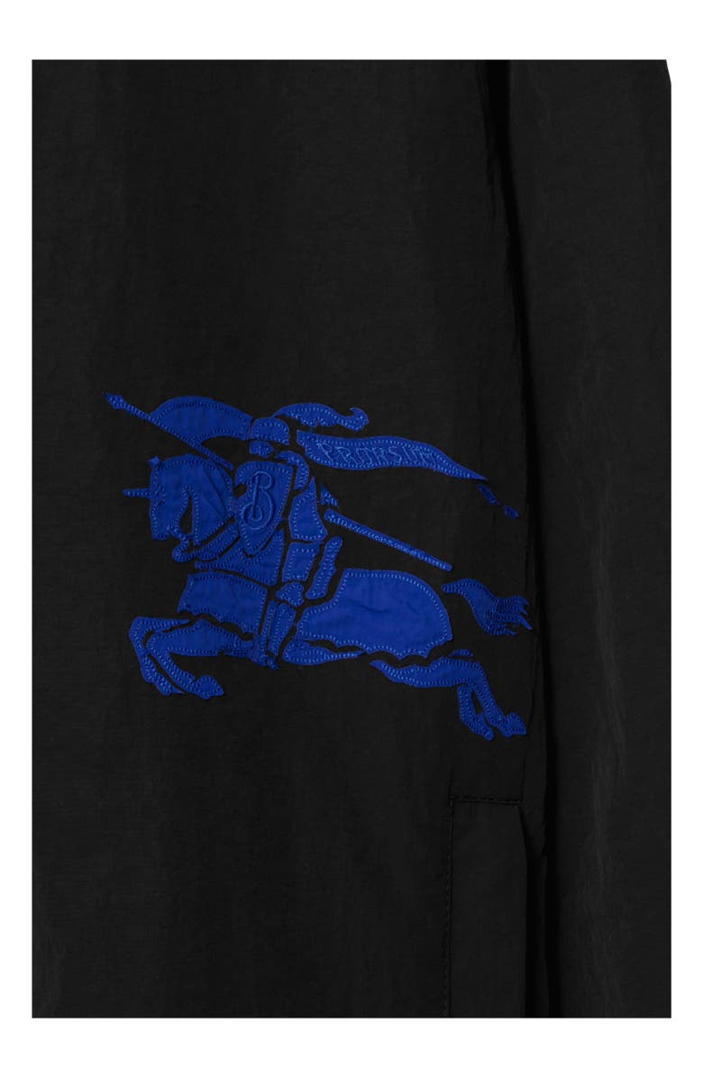 Burberry Nylon Hooded Jacket, Alternate, color, Black
