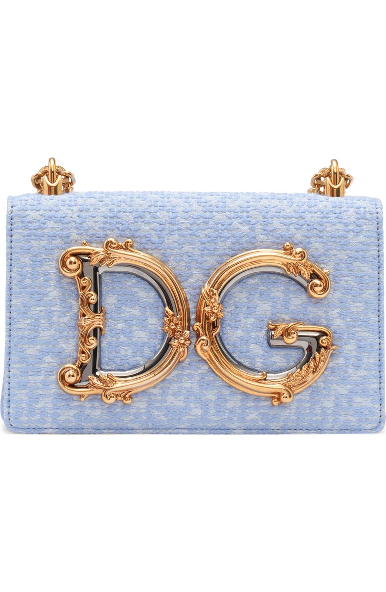 Dolce&Gabbana DG Girls Bouclé Shoulder Bag, Main, color,