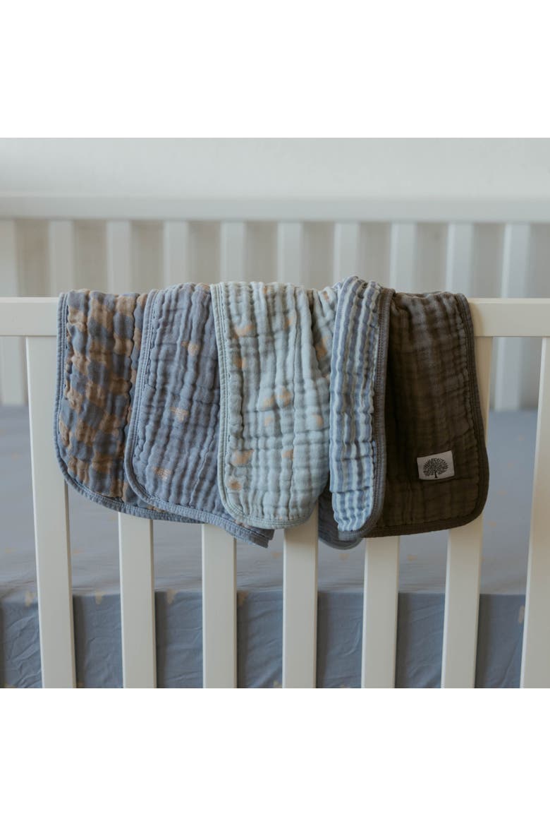 Muslin Burp Cloths, Alternate, color, Cloud