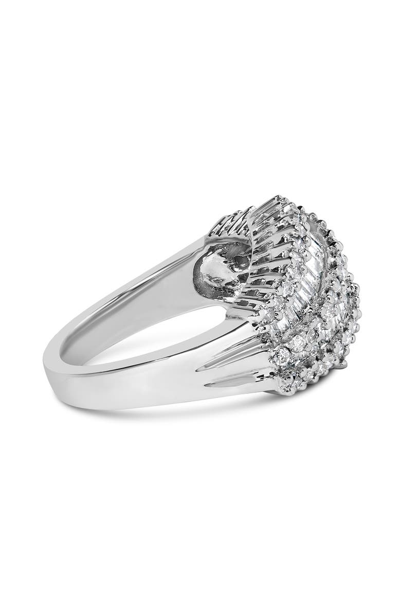Haus of Brilliance 14K White Gold 1 3/4 Cttw Diamond Cocktail Ring Band, Alternate, color, White Gold