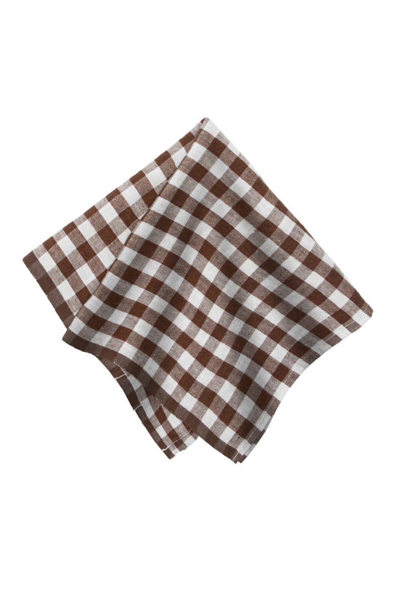 Picnic Napkins - Set of 4, Alternate, color, Walnut 20" x 20"