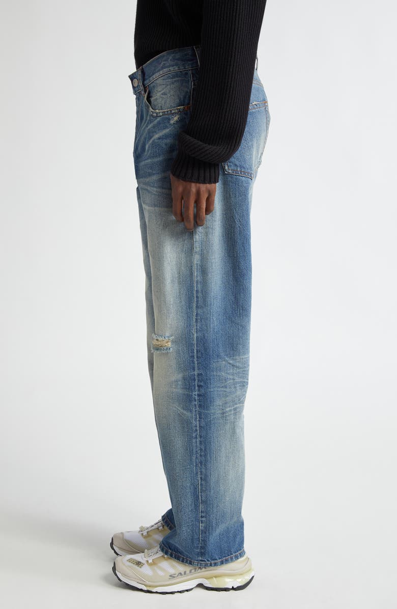 MM6 Maison Margiela Distressed Jeans, Alternate, color, 