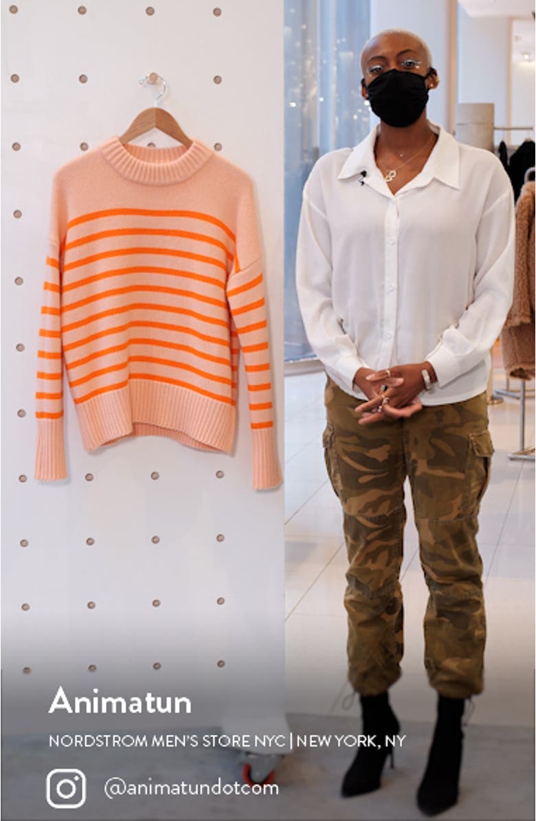 Marin Stripe Wool & Cashmere Sweater, sales video thumbnail