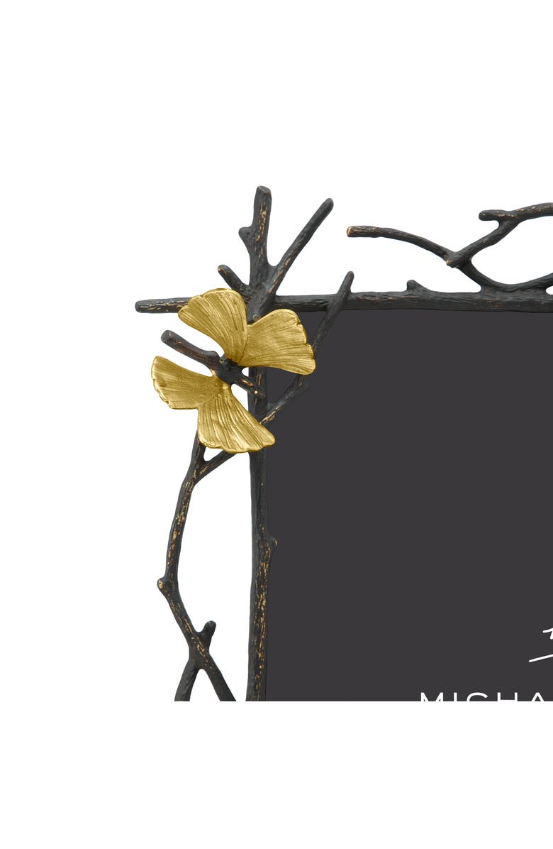 Michael Aram Butterfly Ginkgo 8 x 10-Inch Picture Frame, Alternate, color, Black/ Gold