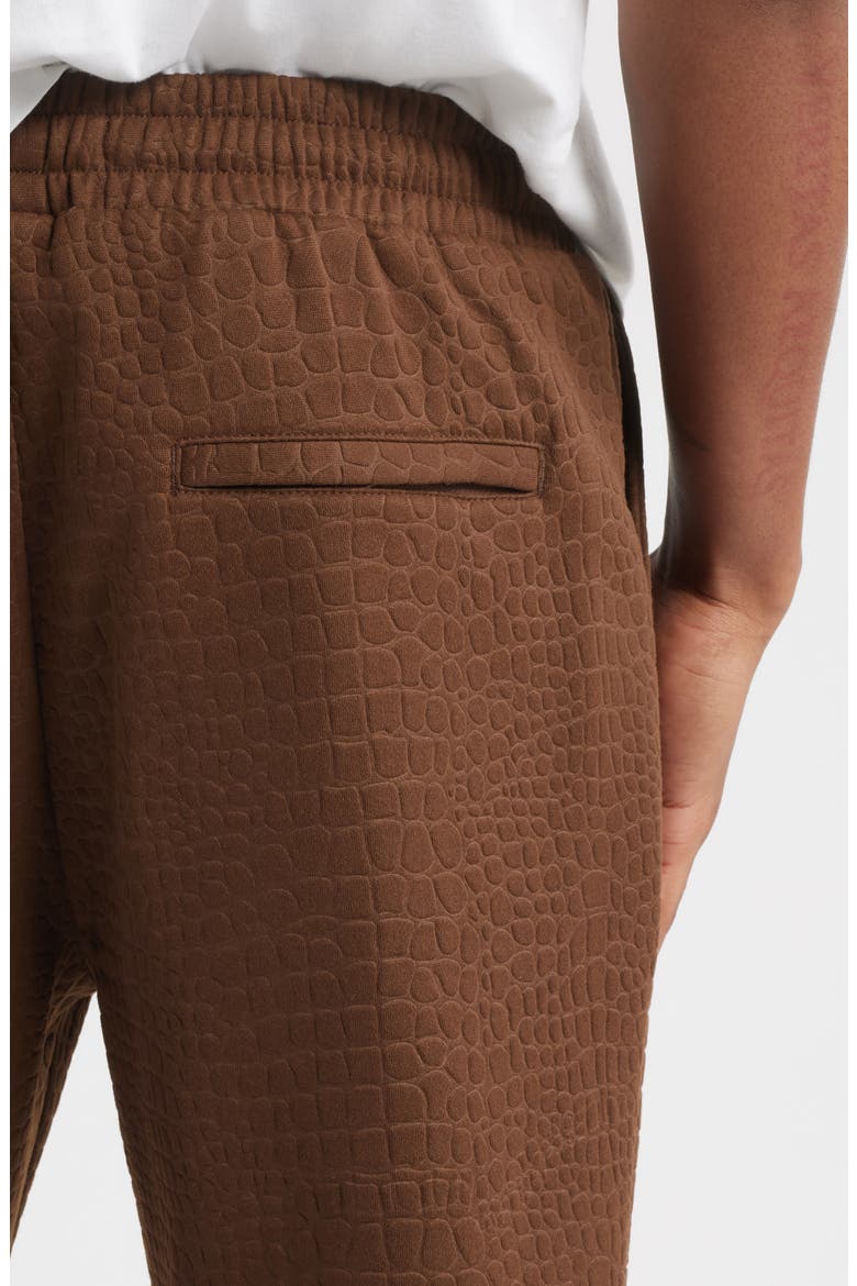 Uno Texture Sweatpants, Alternate, color, HOLY BROWN