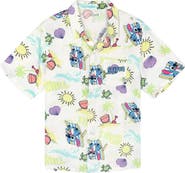 Disney Lilo & Stitch Hawaiian Button-Down Shirt