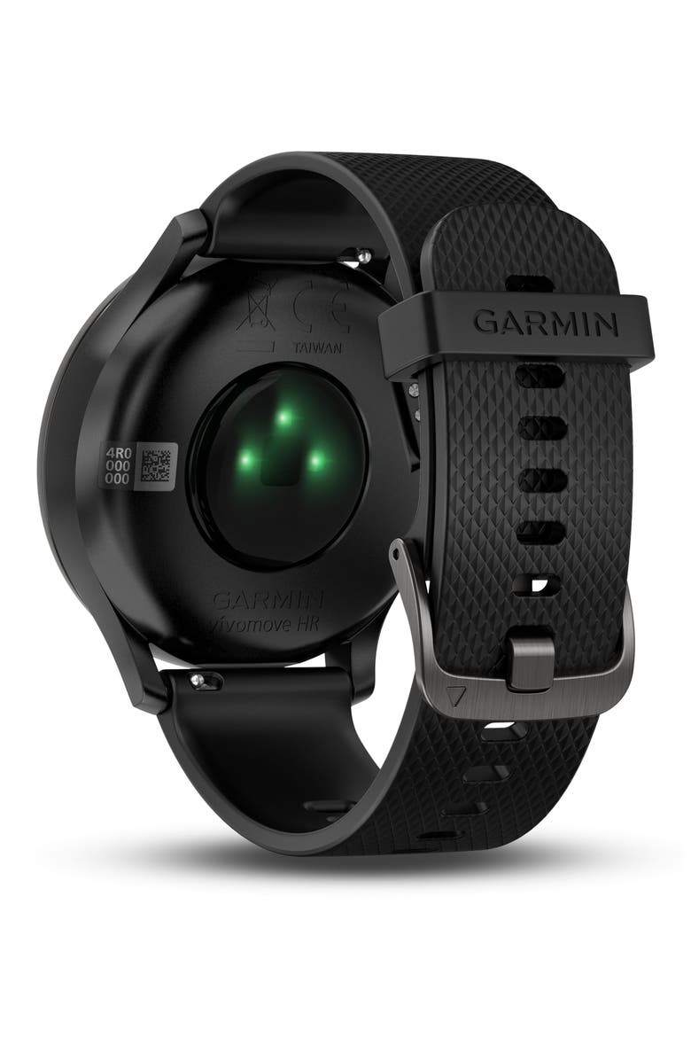 Vivomove HR Sport Hybrid Smart Watch, Alternate, color, BLACK/ BLACK/ BLACK