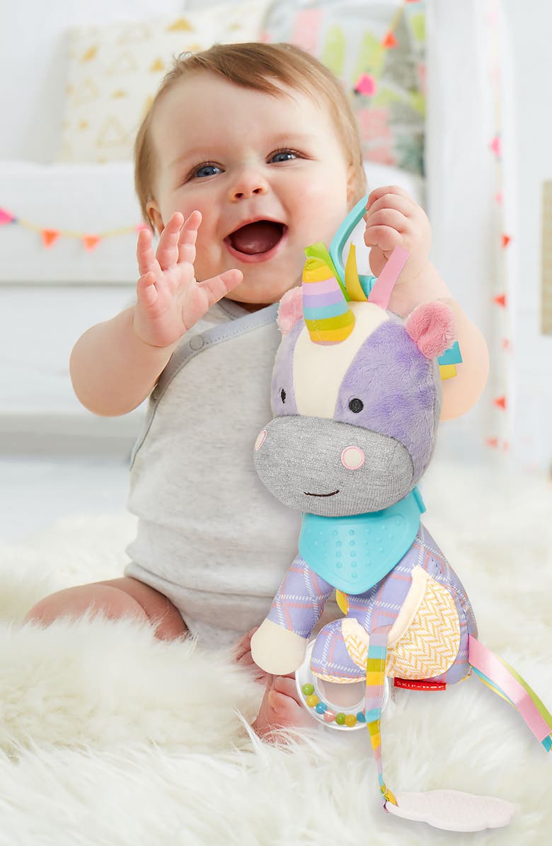 Skip Hop Bandana Buddies Activity Unicorn, Alternate, color, 