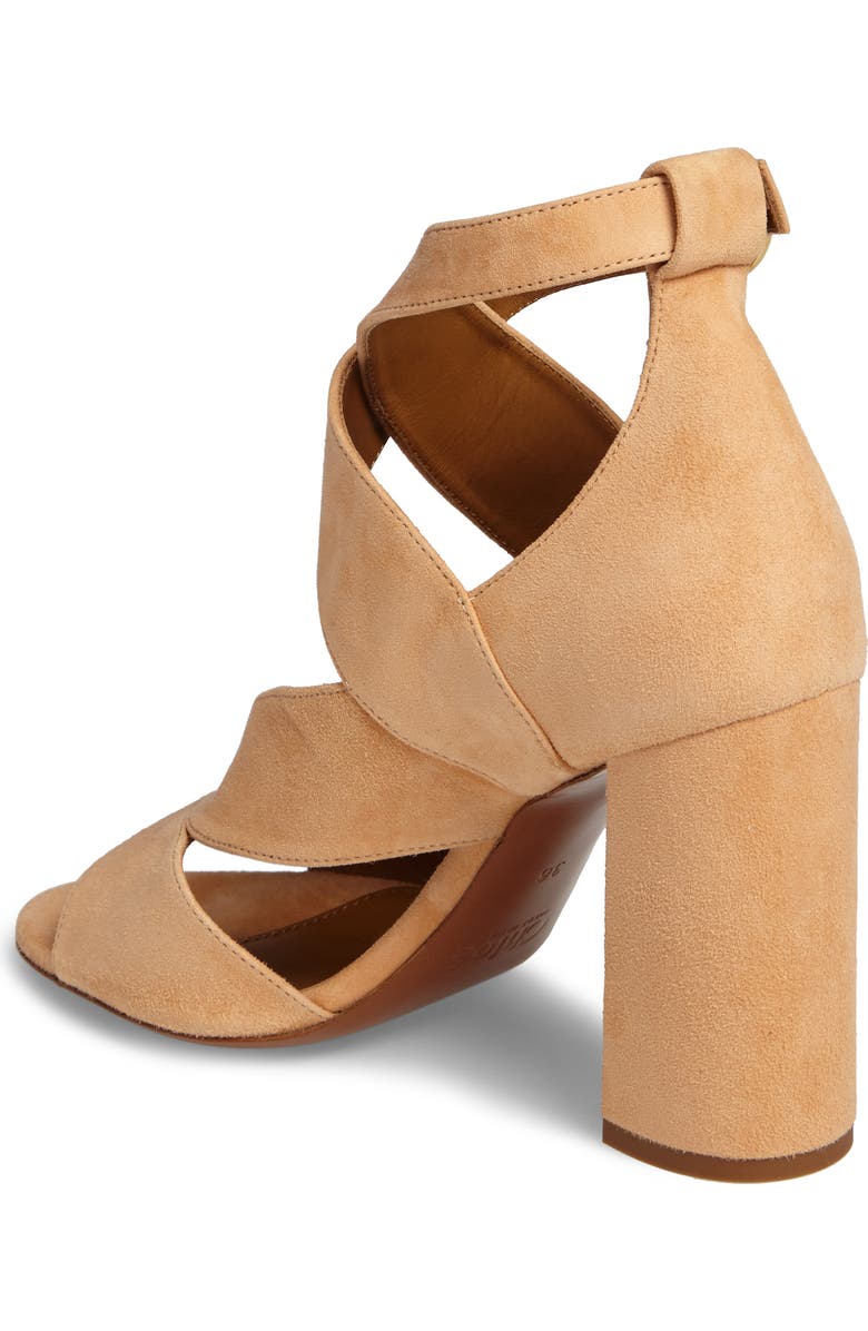 Chloé Graphic Leaves Sandal, Alternate, color,