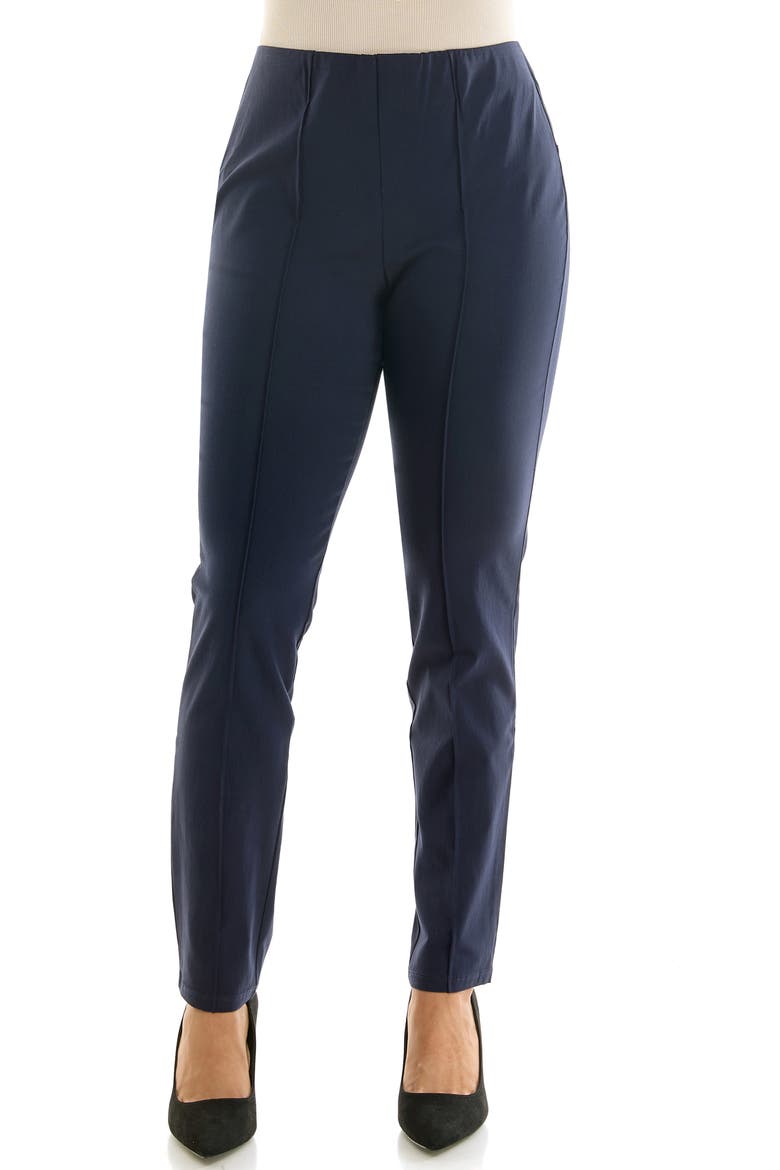 Milli Narrow Leg Pintuck Pants, Main, color, NAVY