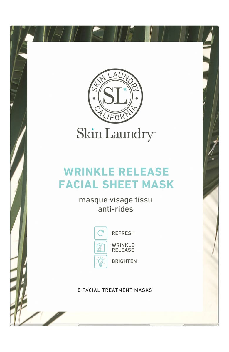 Skin Laundry Wrinkle Release Facial Mask, Main, color, 