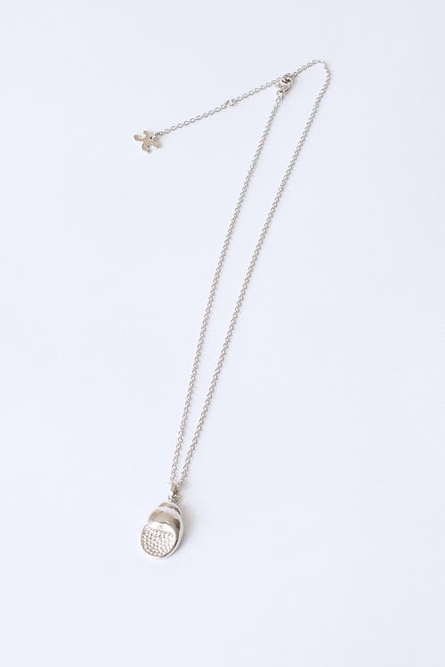 Classicharms Lexi Seashell Pendant Necklace In Silver