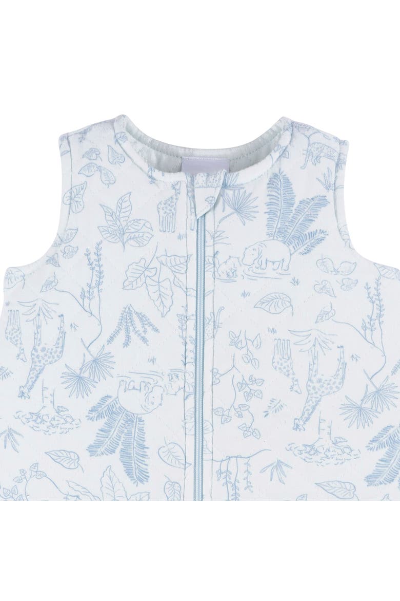 Blue Sleeveless Wearable Blanket, Alternate, color, Giraffe