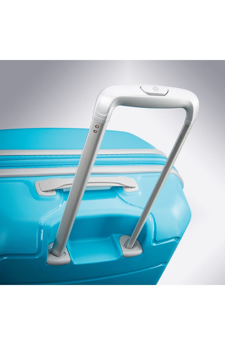 Samsonite Freeform Checked-Large 28-Inch Hardside Expandable with Double Spinner Wheels, Alternate, color, Ocean Blue