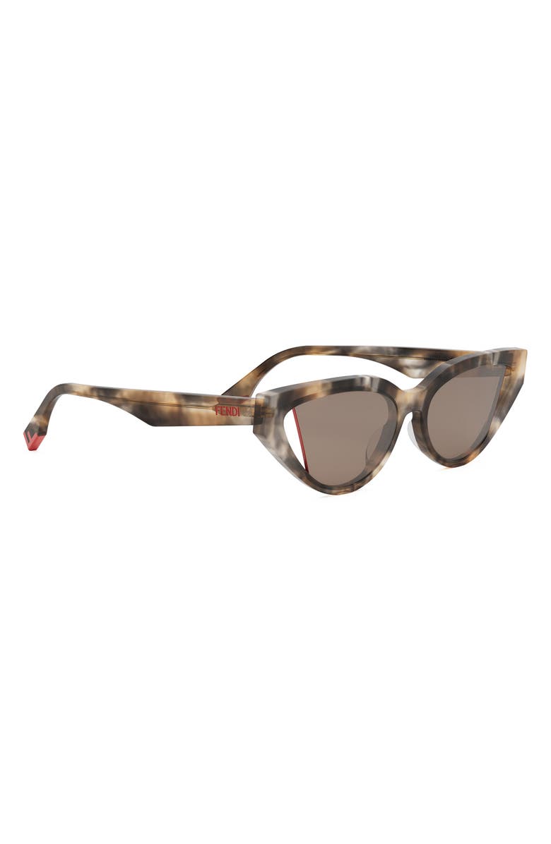Fendi Way 54mm Cat Eye Sunglasses, Alternate, color, 