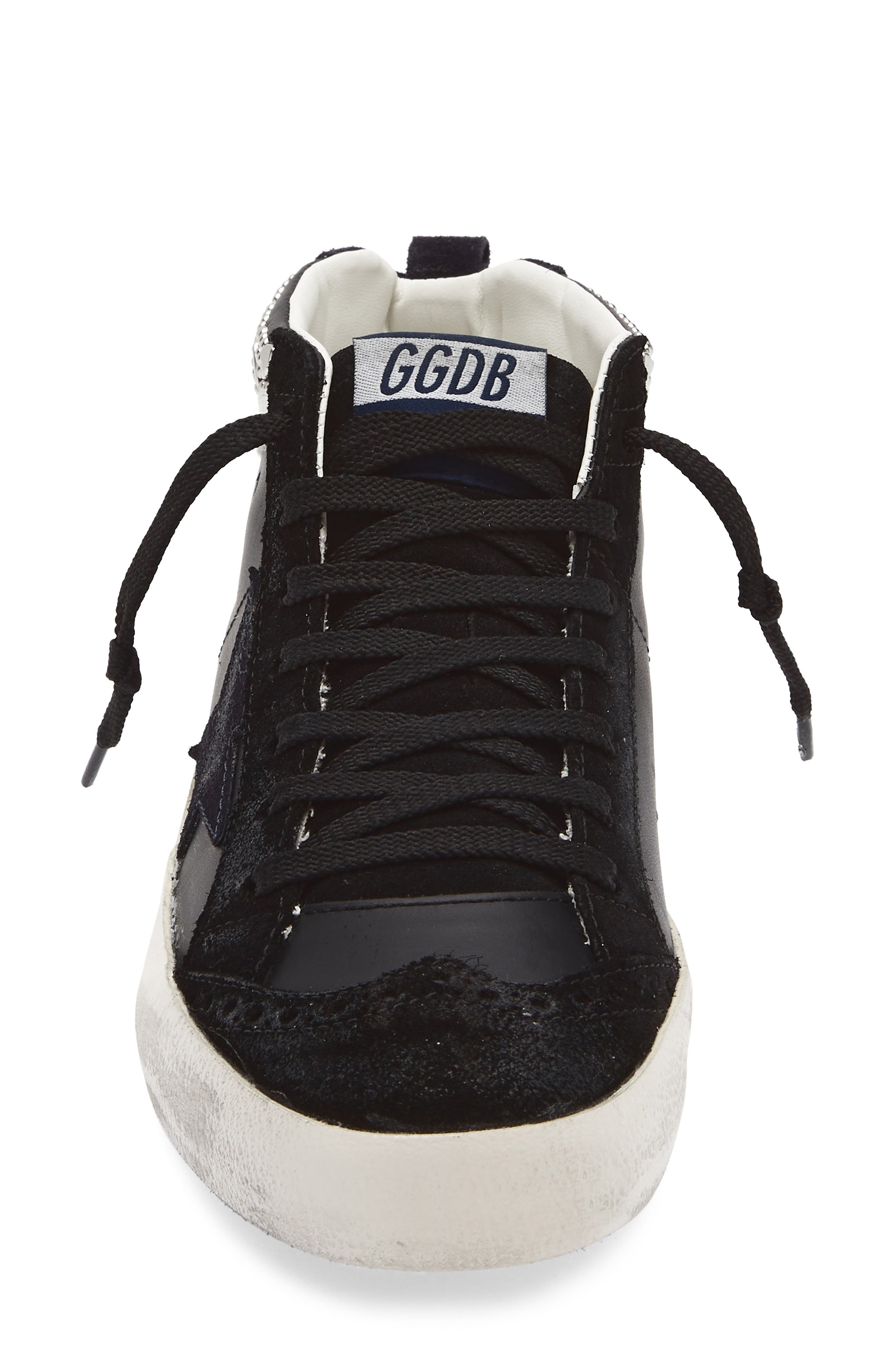 Golden Goose Mid Star Sneaker, Alternate, color, Black/ Blue