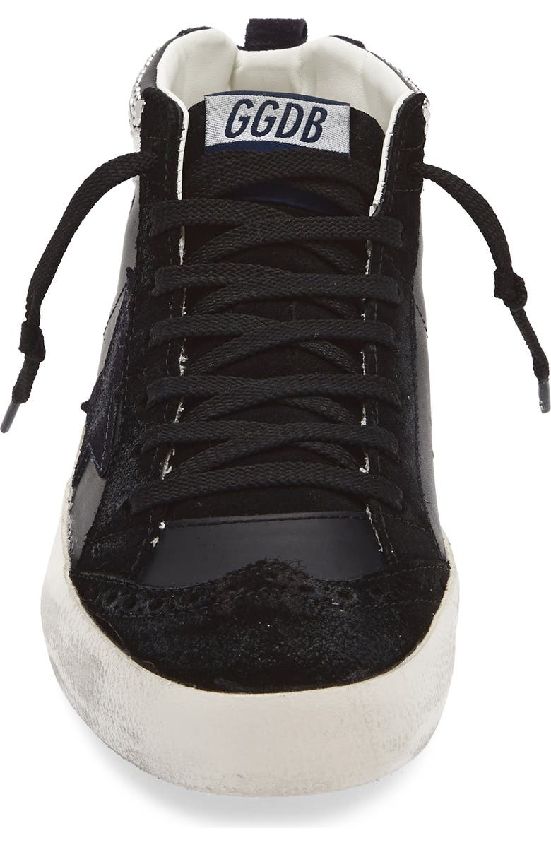 Golden Goose Mid Star Sneaker, Alternate, color, Black/ Blue