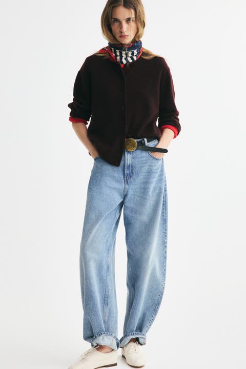 Loose-fit cardigan