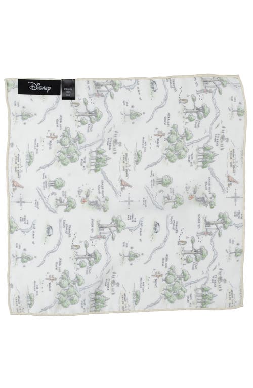 Cufflinks, Inc . Winnie The Pooh Map Silk Pocket Square