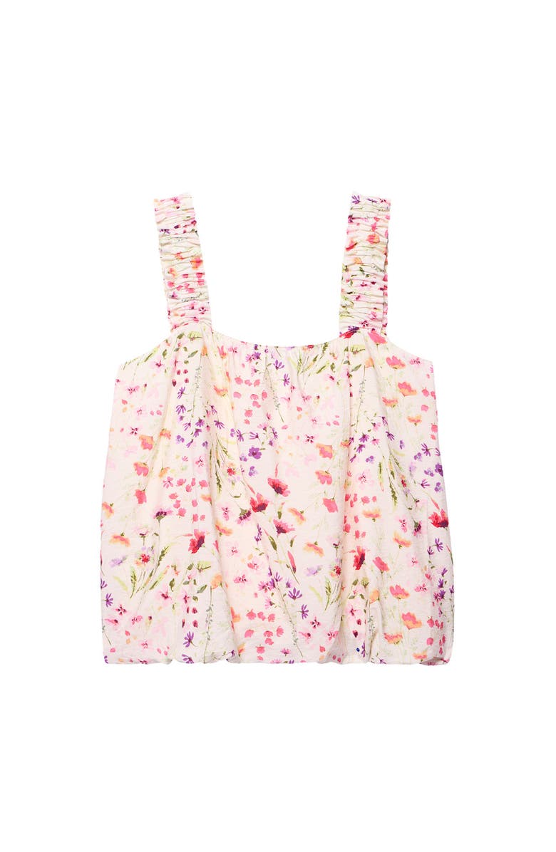 MINT VELVET Print Bubble Hem Top, Alternate, color, Pink