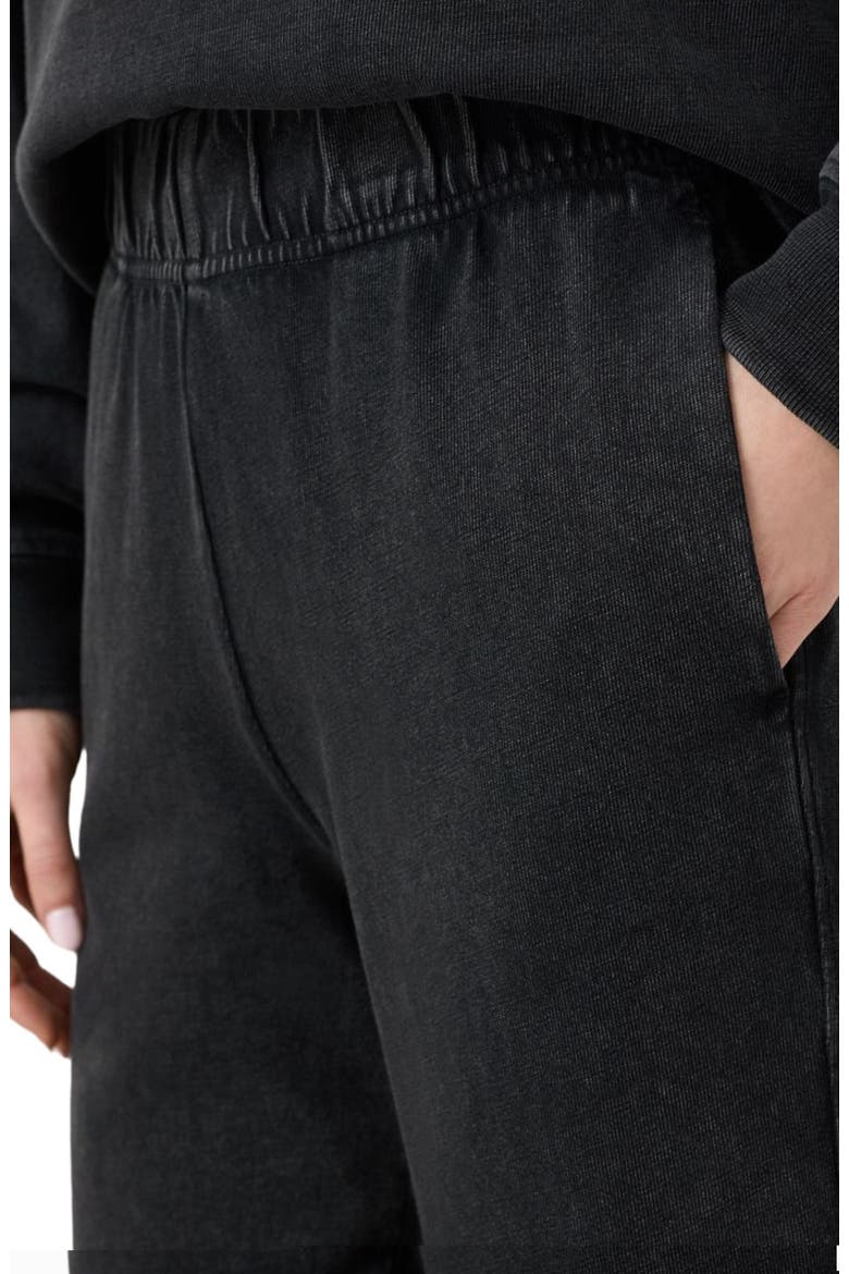 Organic Cotton Weekends Relaxed Sweatpant, Alternate, color, Washed Black