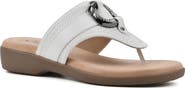 CLIFFS BY WHITE MOUNTAIN Benedict Wedge Thong Sandal